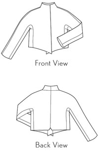 Yanaka Jacket Flat Illustration