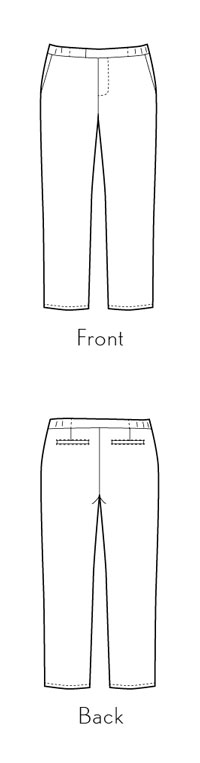 Alvalade Men's Trousers Flat Illustration
