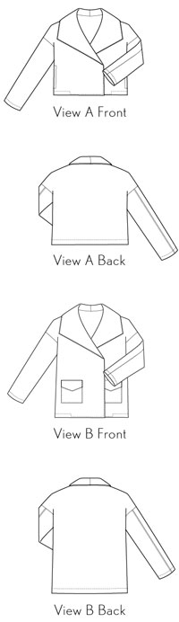 Helsinki Jacket Flat Illustration