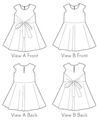 cartwheel wrap dress sewing pattern